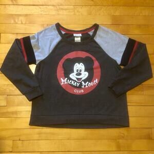 Disney Parks Mickey Mouse Club L/S Top Sz M